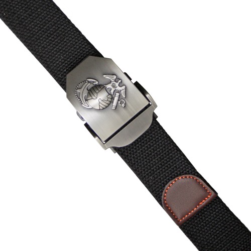 Preview: MFH USMC trouser belt, with embossing on the buckle